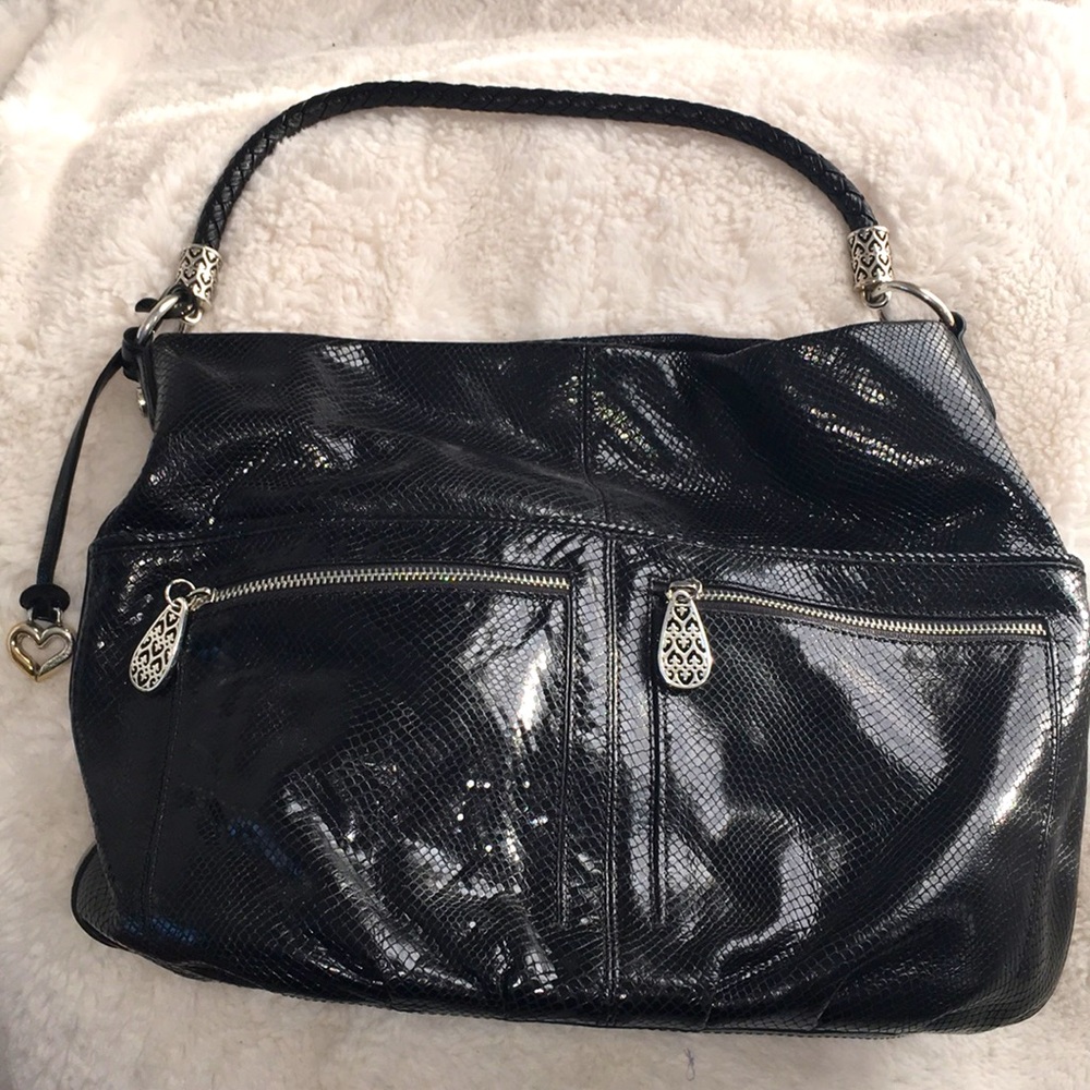 Brighton embossed snake skin handbag
